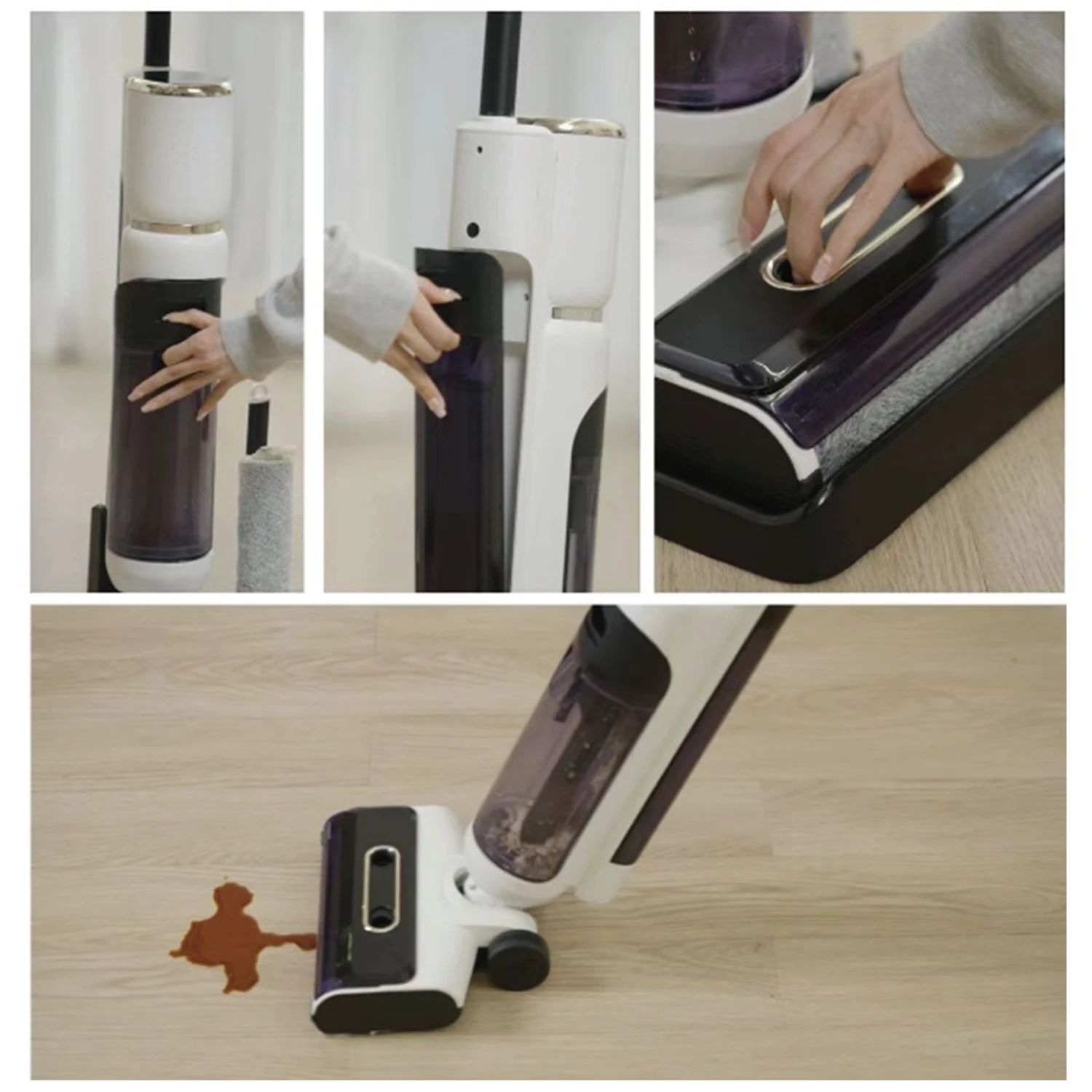 Cordless Smart Wet and Dry Vacuum Cleaner Floor Mopping vacuum cleaner for Carpet