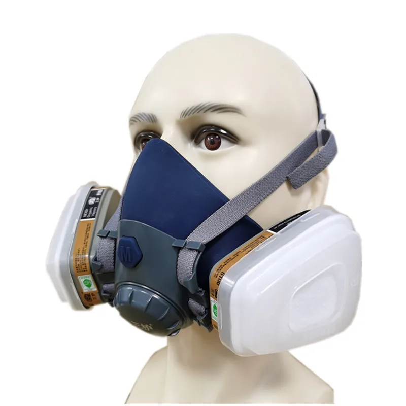 
 China Sanhu Brand Reusable Respirator with Spare Cartridges Replaceable chemical Respirator Cartridge  