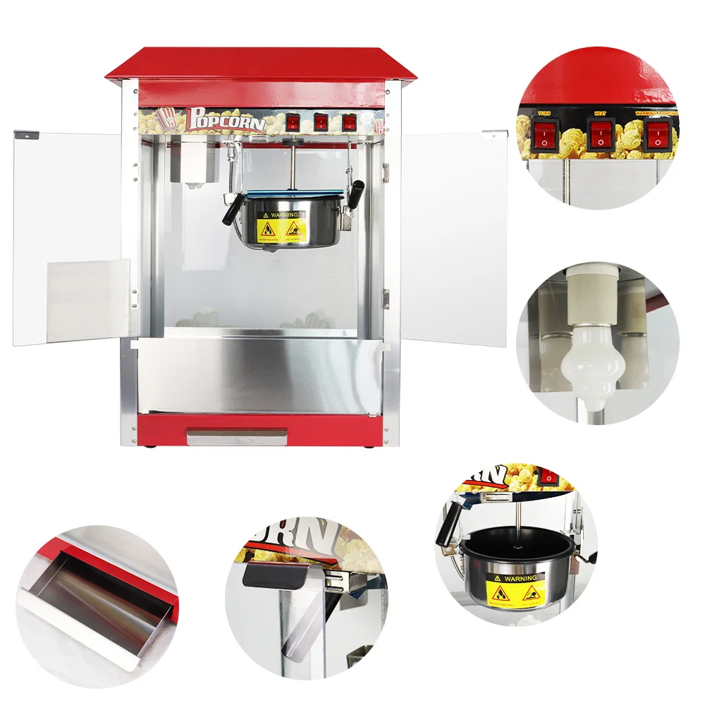 Customized Popcorn Machine Automatic Machine of Popcorn Cheap Popcorn Making Machine For Business Sale