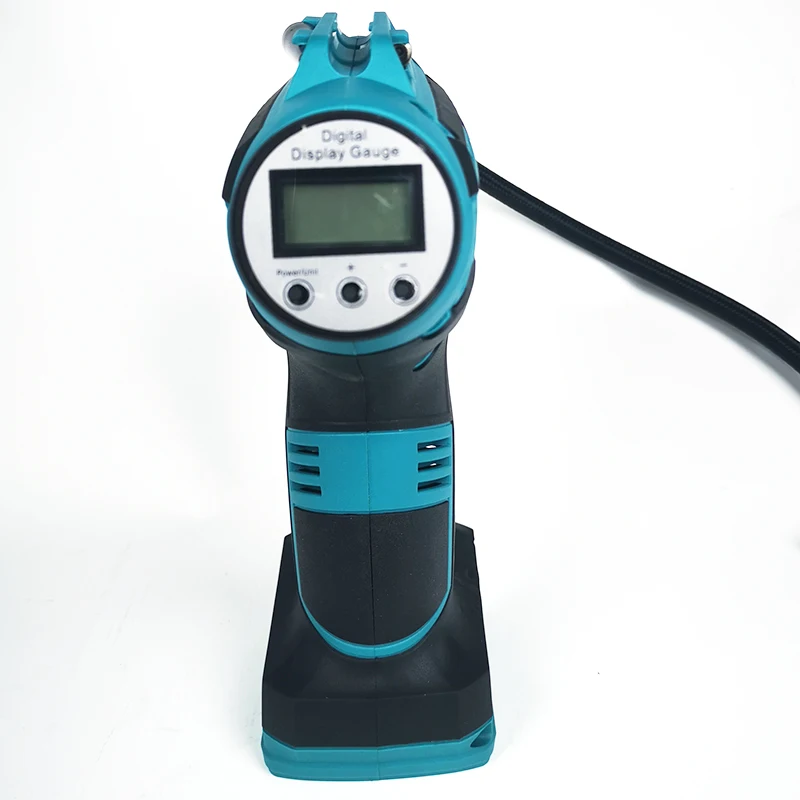 Mini Rechargeable Air Pump Tire Inflator Portable Cordless Compressor Digital Car Tyre Pump for Car Bicycle makita battery