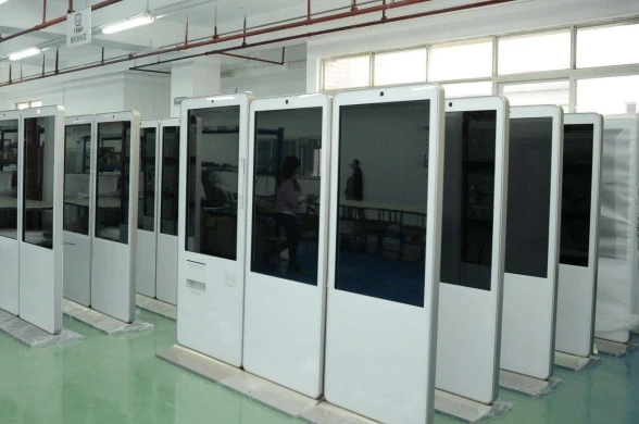 Multi Touch interactive advertising kiosks LCD screen android system indoor digital shop display tv for store 32-85 inches