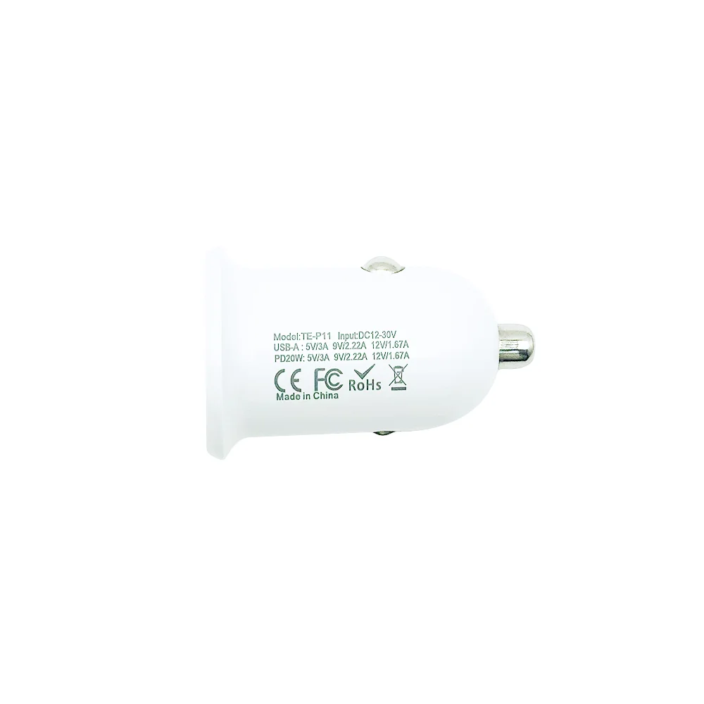 2 порта USB быстрая зарядка 20 Вт автомобильное зарядное устройство QC 4 0 телефон Универсальный адаптер беспроводное