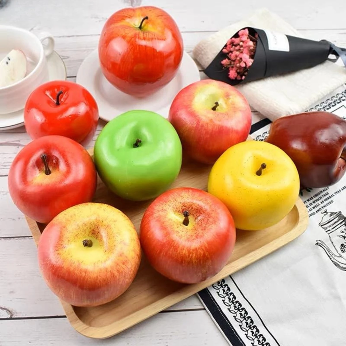 Photography Props Home Window Display Decoration Simulation Fruit Foam Model Artificial Apple