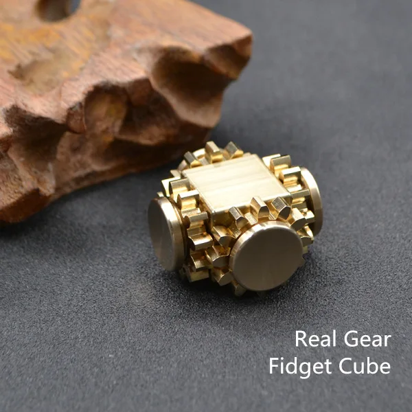 Linkage 4 Gears Fidget Spin Finger Games Fidget Cube Spinner Small Fidget Toy for Adults Kids
