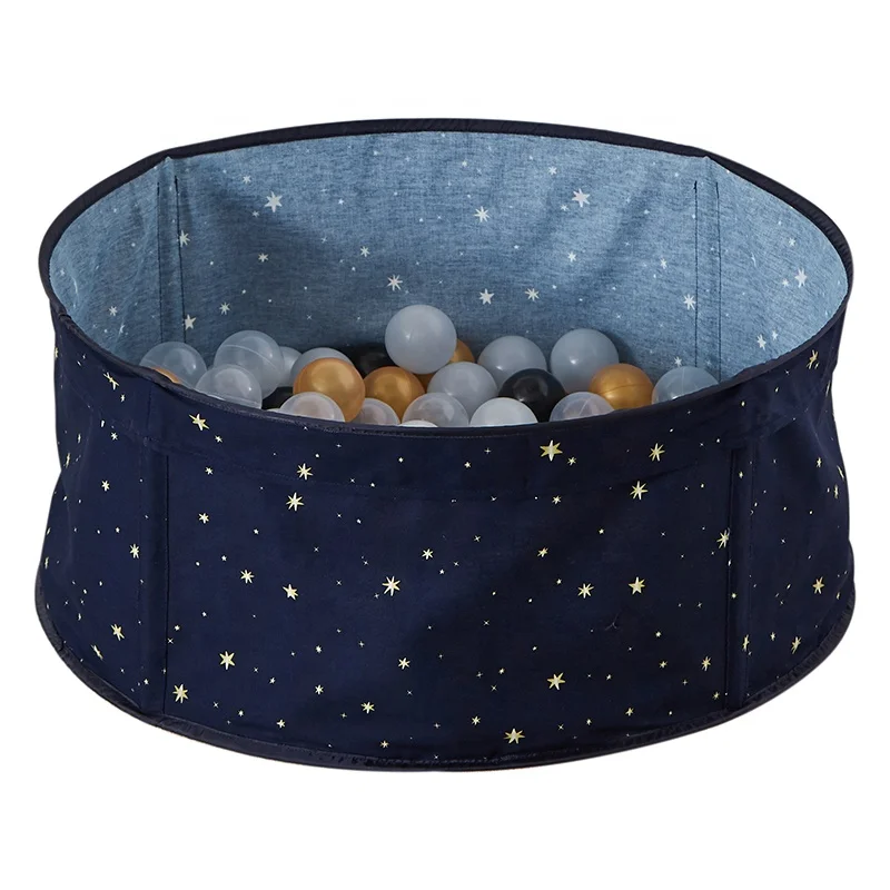 Factory Wholesale 100% Cotton Foldable Kids Toddlers Indoor Play Ball Pit