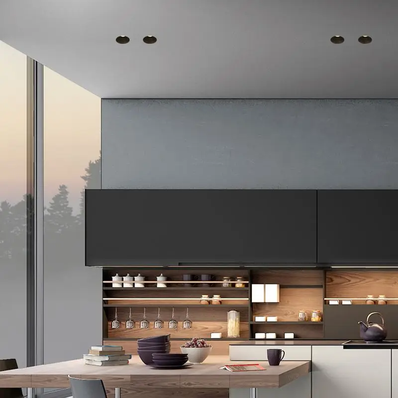 White Aluminium Adjustable Frameless Downlight Gu10 Fire-Rated Trimless Led Spot Light