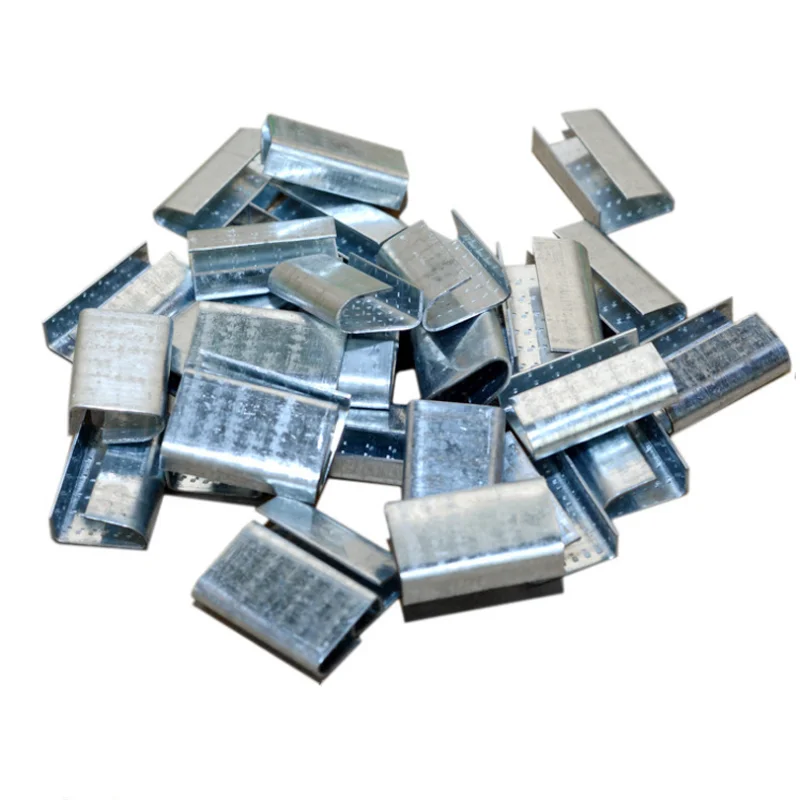 Galvanized Iron Material 16mm PET Strapping Packing Buckle