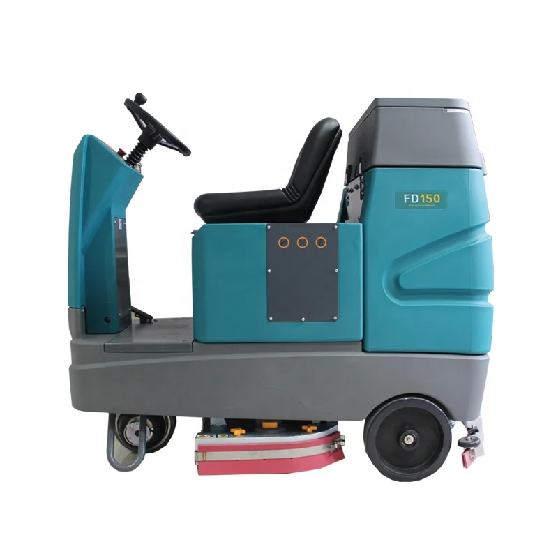 Multi Function Road Cleaning Equipment Wet Industrial Floor Sweeper Ride On Floor Scrubber
