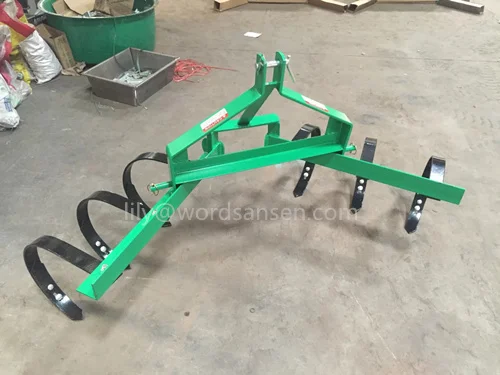 Tractor 3 point cultivator ; c tine ripper for farm tractors; six tine cultivator