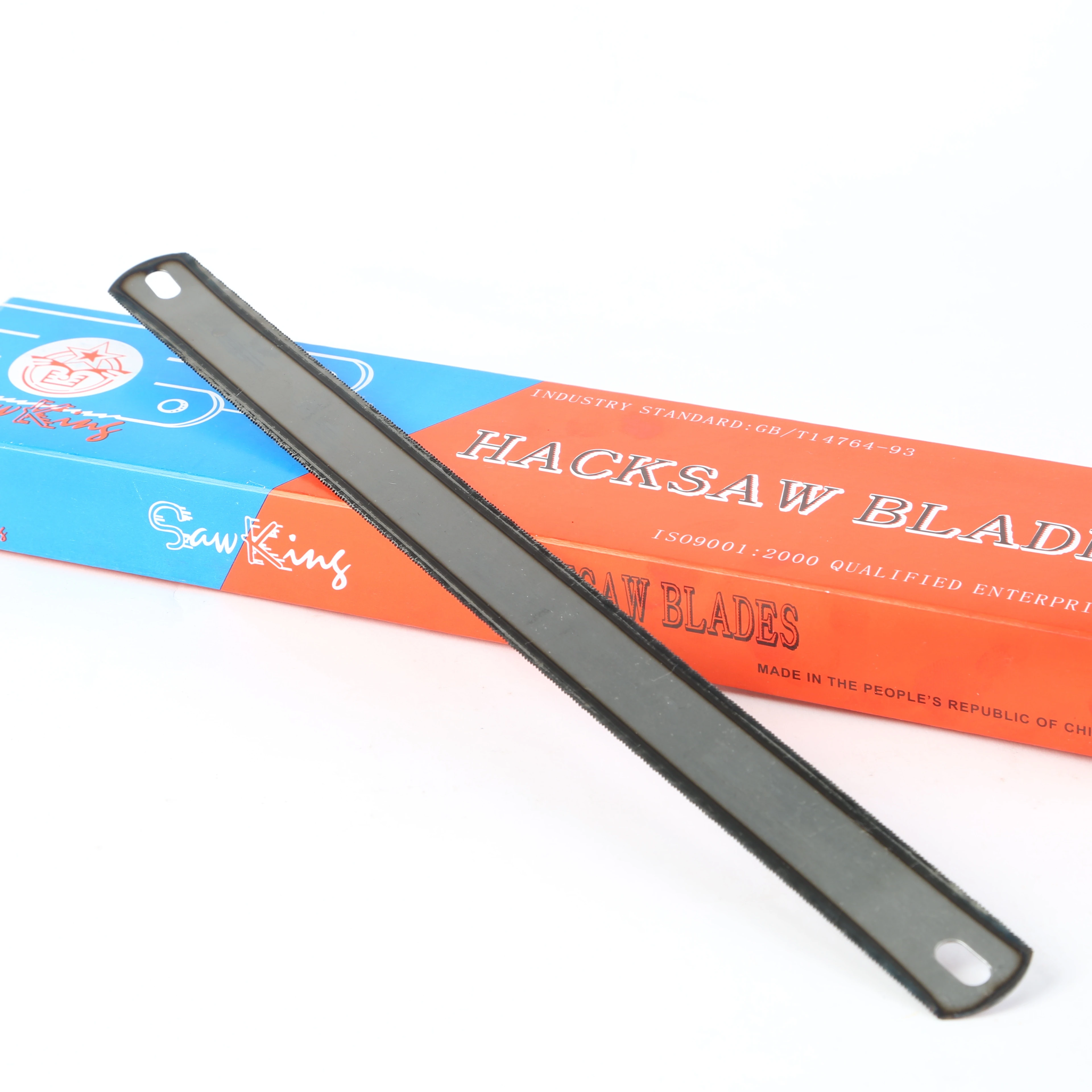 100PC 300mm 18TPI Bi metal Single face24,18Teeth Elastic Wood cutting Hacksaw Saw Blade