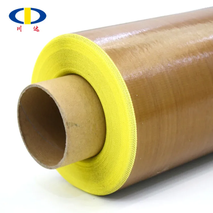 Customized Size Professional Pure Self Adhesive Tefloning  Fabric Sheet 0.13mm Ptfe Adhesive Tape