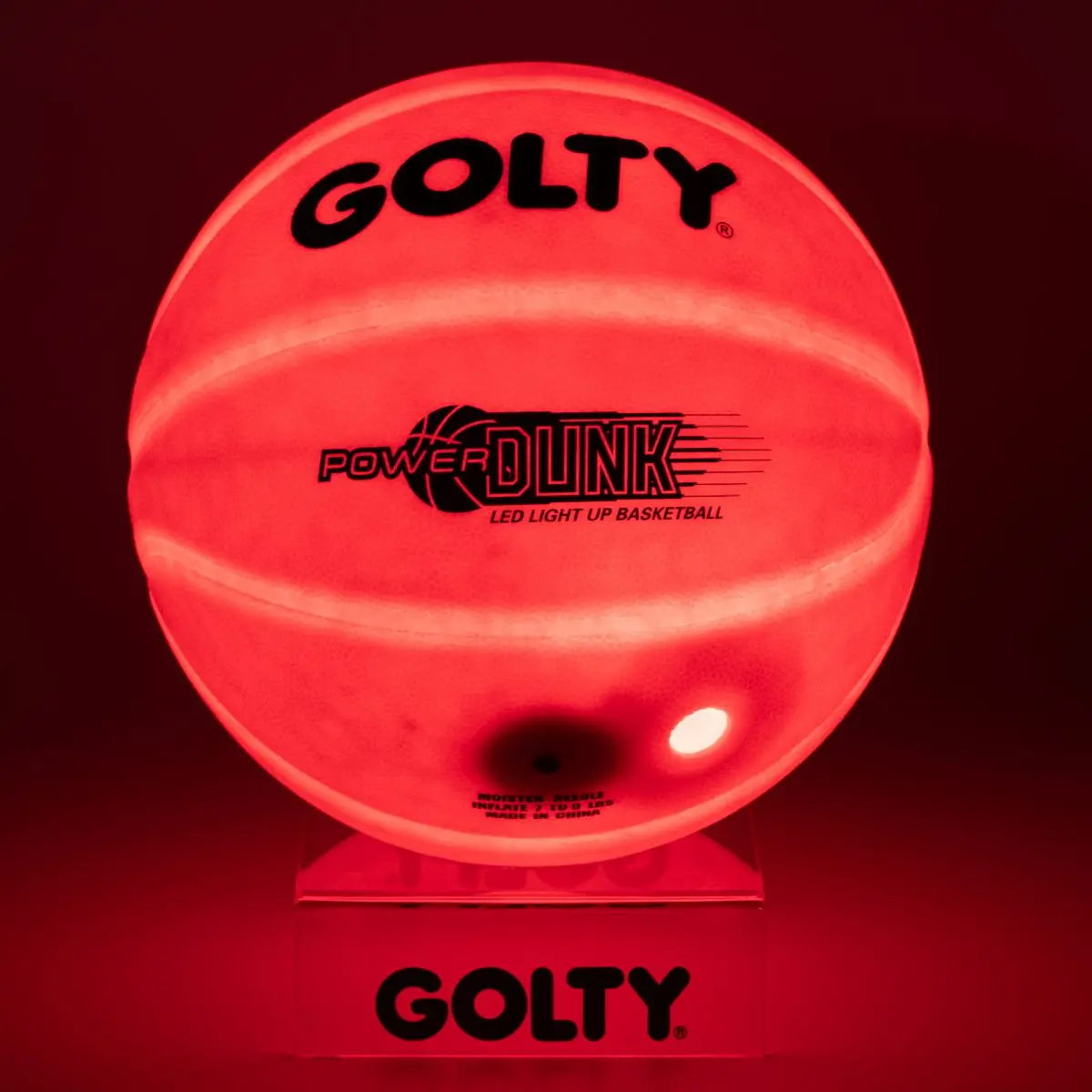 Glow in The Dark Basketball with Light Up Basketball, LED Night Reflective Glowing Holographic Basketball Ball