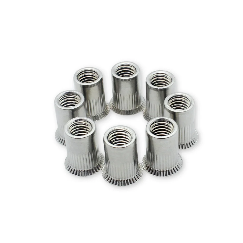 galvanized flat head Steel Zinc Plated threaded inserts countersunk Rivet Nut