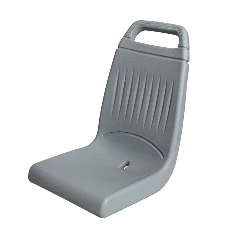 Plastic passenger seat for city bus by blow molding