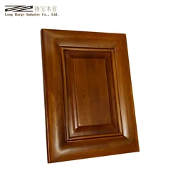 2021 Customized High End Solid Wood Cupboard for Kitchen with Pull Out Kitchen Drawer