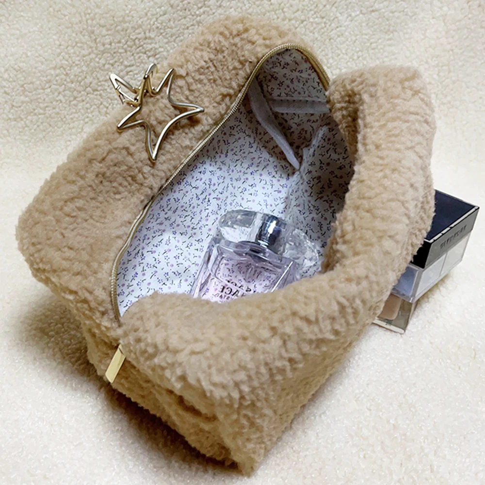 custom gift large capacity travel embroidery cosmetic makeup packaging bag professional for small businesses beauty product