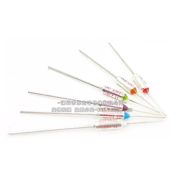Good quality Thermal Fuse RY 85/121/142/157/172/192/240c Celsius degree 10A 250V TF Thermal Fuse