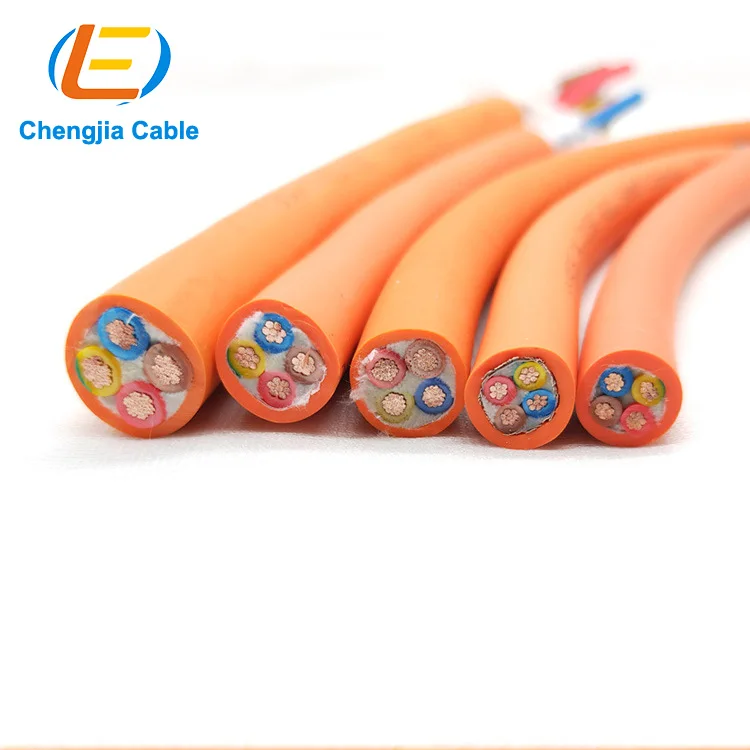 For Drag Chain System Control And Power Cable Water Resistance Pvc Cable Tracking