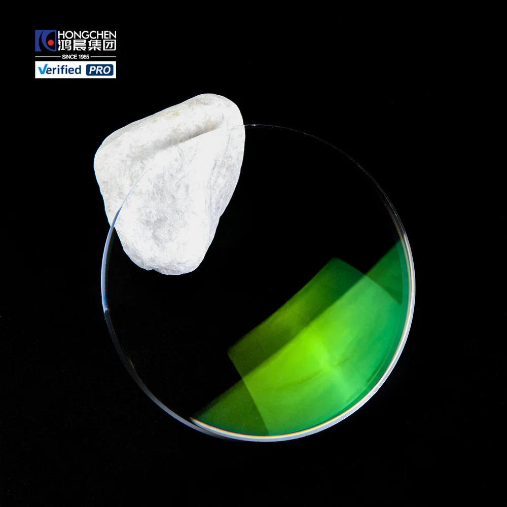 1.61 single vision green coating lens spectacles lenses ophthalmic lenses wholesale