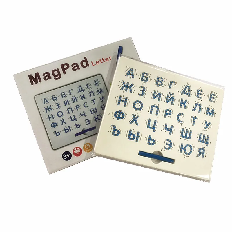 Russian Letter Alphabet Tracing Magpad Magnetic Drawing Board
