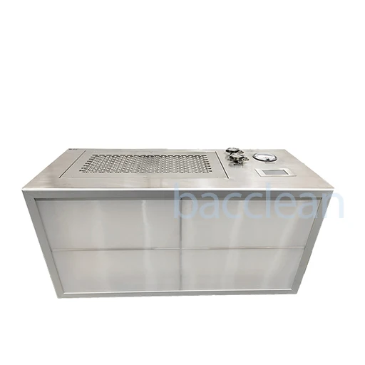Class 100 Vertical Ceiling Hood Laf Laminar Air Flow Hood with HEPA H14 Filter ISO 5