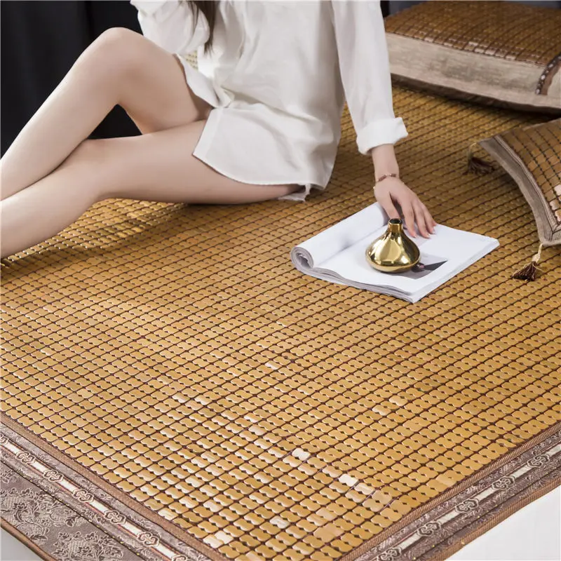Adult Bamboo Sleeping Mat Bamboo King Size Mattress Summer Cool Bamboo Mats
