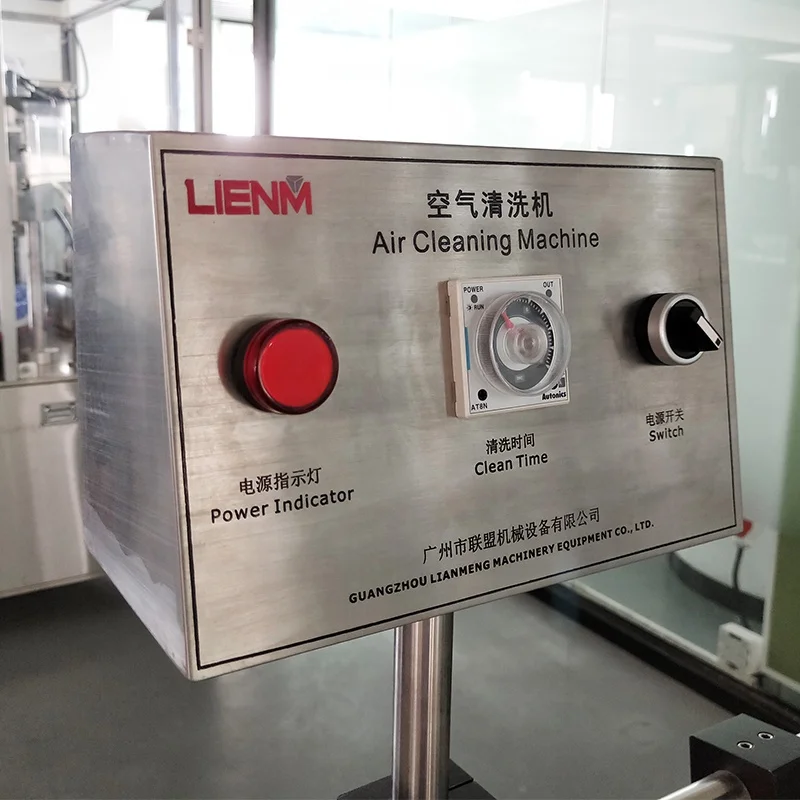 OEM Supplier Industrial Glass Bottle Rinser Stainless Steel Air Jar Cleaning Machine