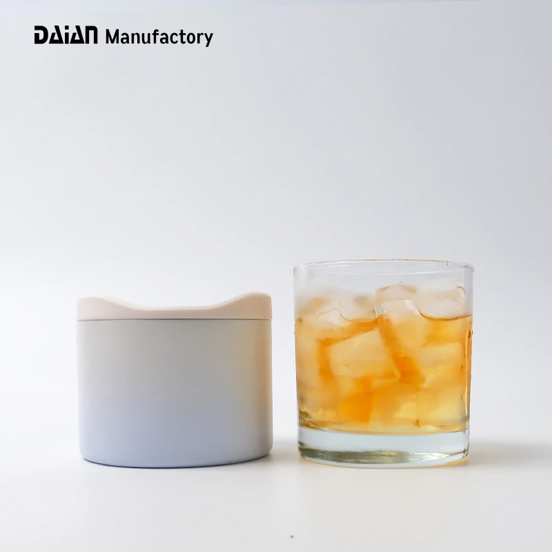 New Arrival Stainless Steel Insulation Rocks No Sweat Sleeve 9oz 12oz Cocktail Wine Whiskey Beer Can Glass For Party