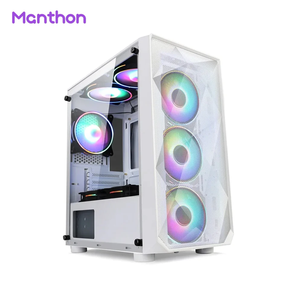 Magic Box 3 M-Atx Computer Case Desktop Side Transparent Tempered Glass Supports Water Cooling Cooling PC Gaming Cases