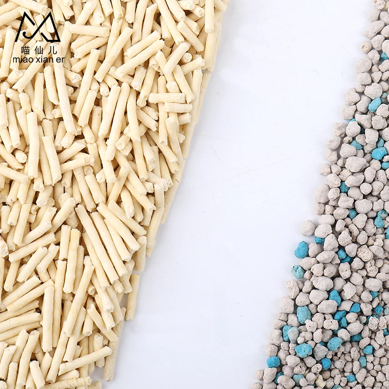 Miaoxianer Natural Quickly Clumping And Highly Absorbent Tofu Cat Litter 6L