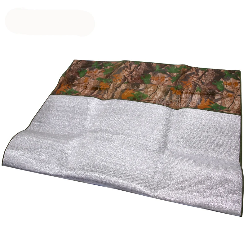 Outdoor Waterproof Foldable Portable Aluminum Eva Foil Sleeping Pad For Camping Double Side Picnic Blanket Mat