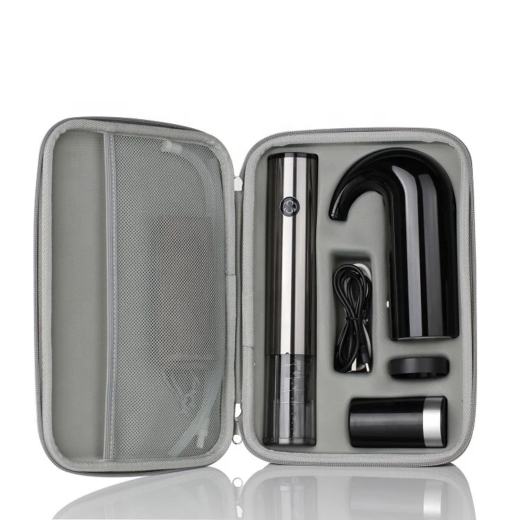 The Best Selling Products Made in China 7 in 1 Electric Wine Opener and Aerator Gift Set for Wedding Souvenir Guests