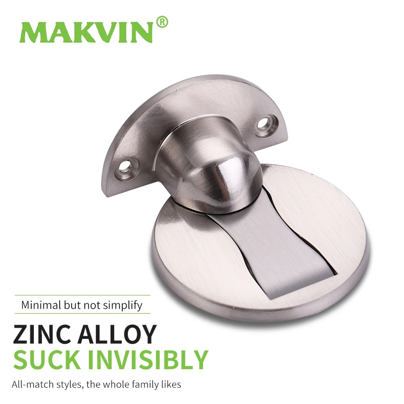 strong suction zinc alloy sliding door stopper Stop