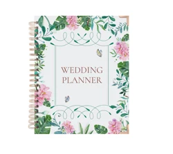 2024 custom wedding planner book and organizer for the bride  wedding ceremony journal