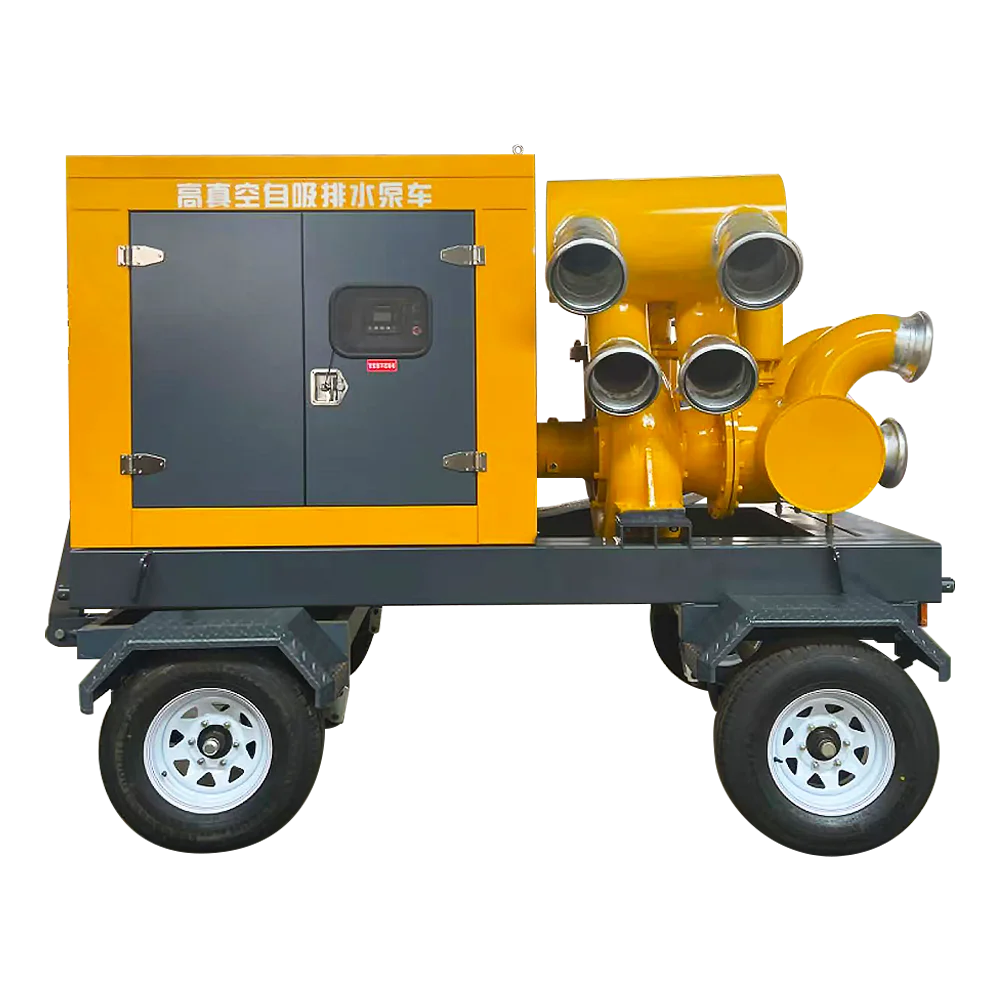 High performance large flow diesel generator Intelligent operation drainage pump