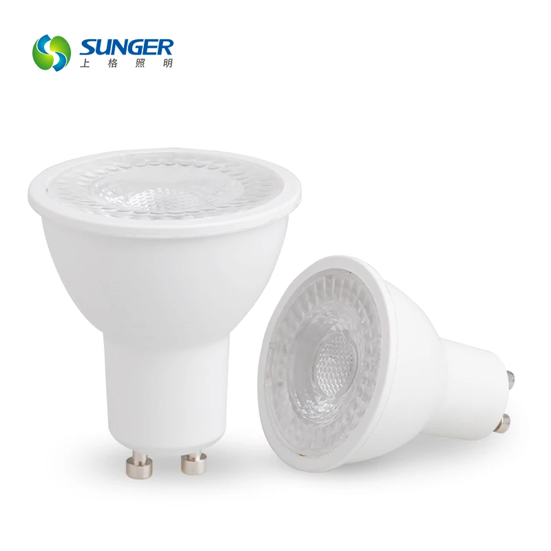 GU10 White Modern Plastic Factory Price High Quality Focus Cob Durable Anti-glare 3W LED Spot Light for Indoor