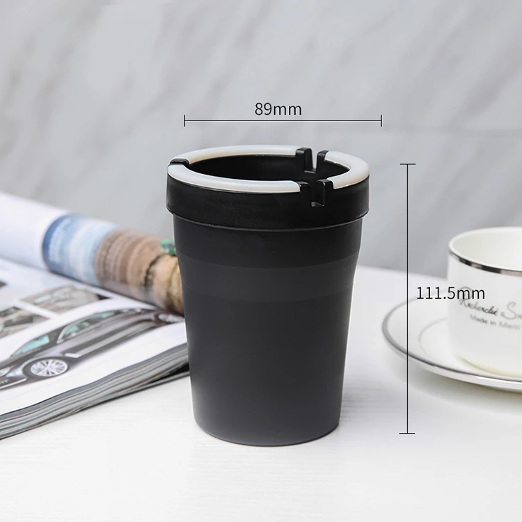 Hot selling portable   plastic car ashtray  manufacture  cigarette ashtray wholesale
