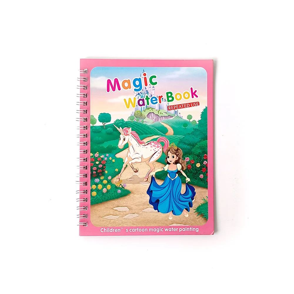 Wholesale custom coloring books for kids early education drawing book cute magic water color book printing