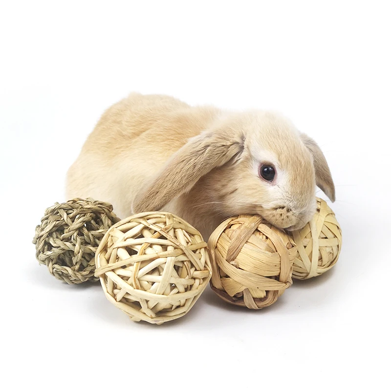 pet rabbit carrot woven chew for Chinchillas Bunnies Guinea Pig Chew Toys Treats for Bunny Rat Rodent for Chinchilla Hamsters