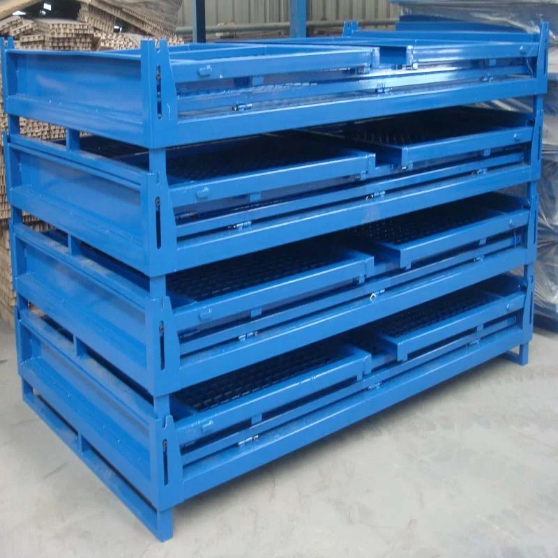 china quality wire mesh steel stackable pallet box