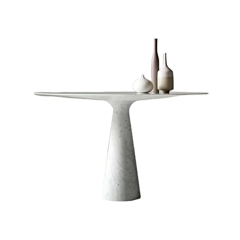 Factory Price Dining Room Furniture White Oval Modern Marble Dining Tables For Sale