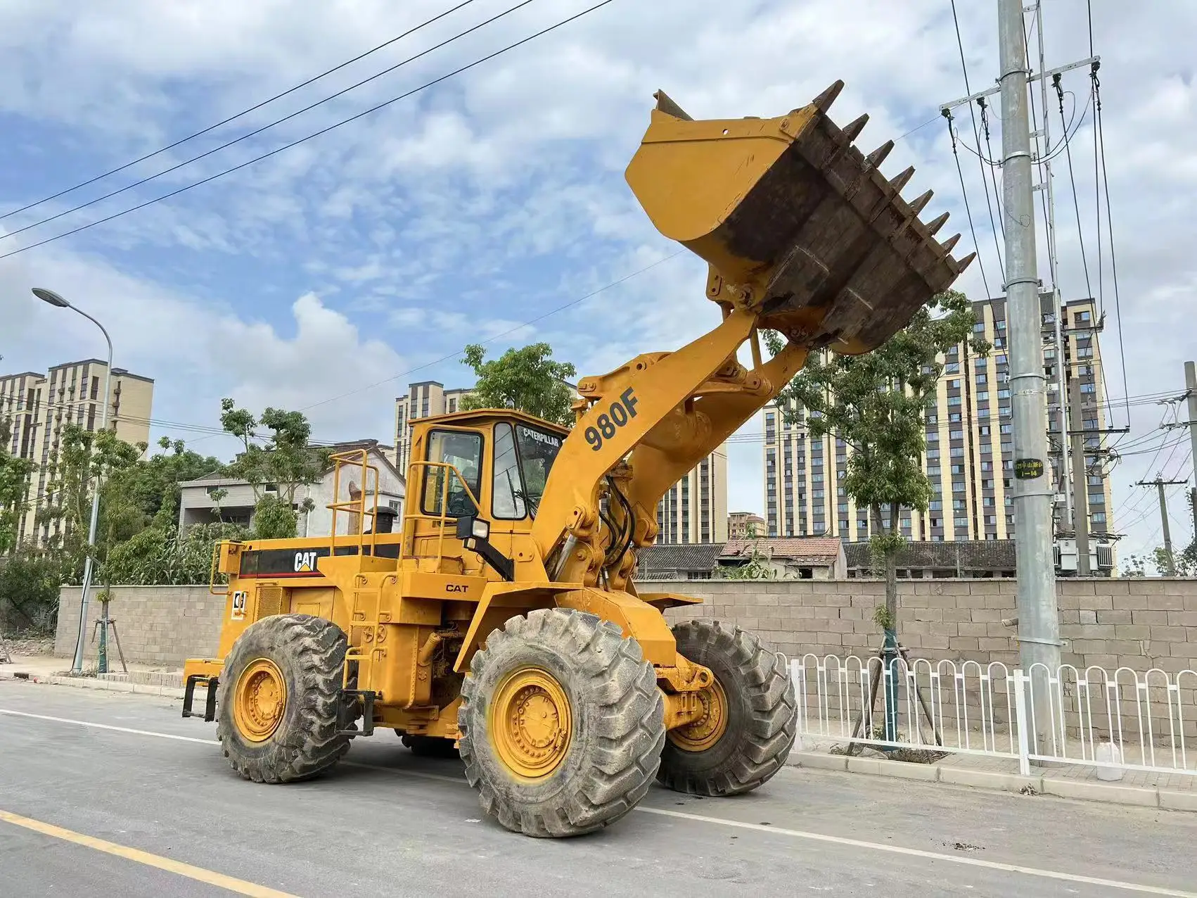 Высокое качество б/у CAT 980 980G 980H 980F колесный погрузчик цена