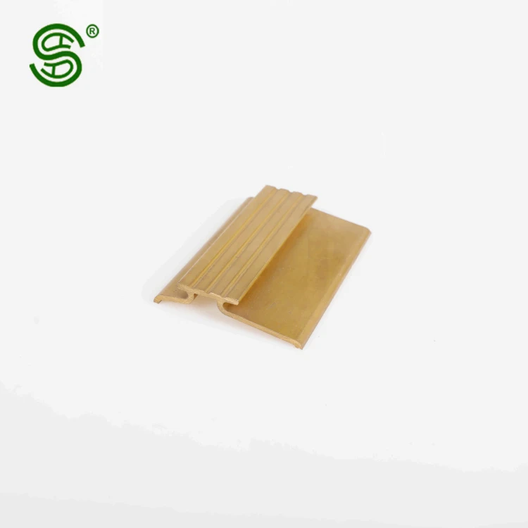 Factory Supply Economic Metal Brass Stair Nosing Nose Anti-Slip Stair Edging Strip