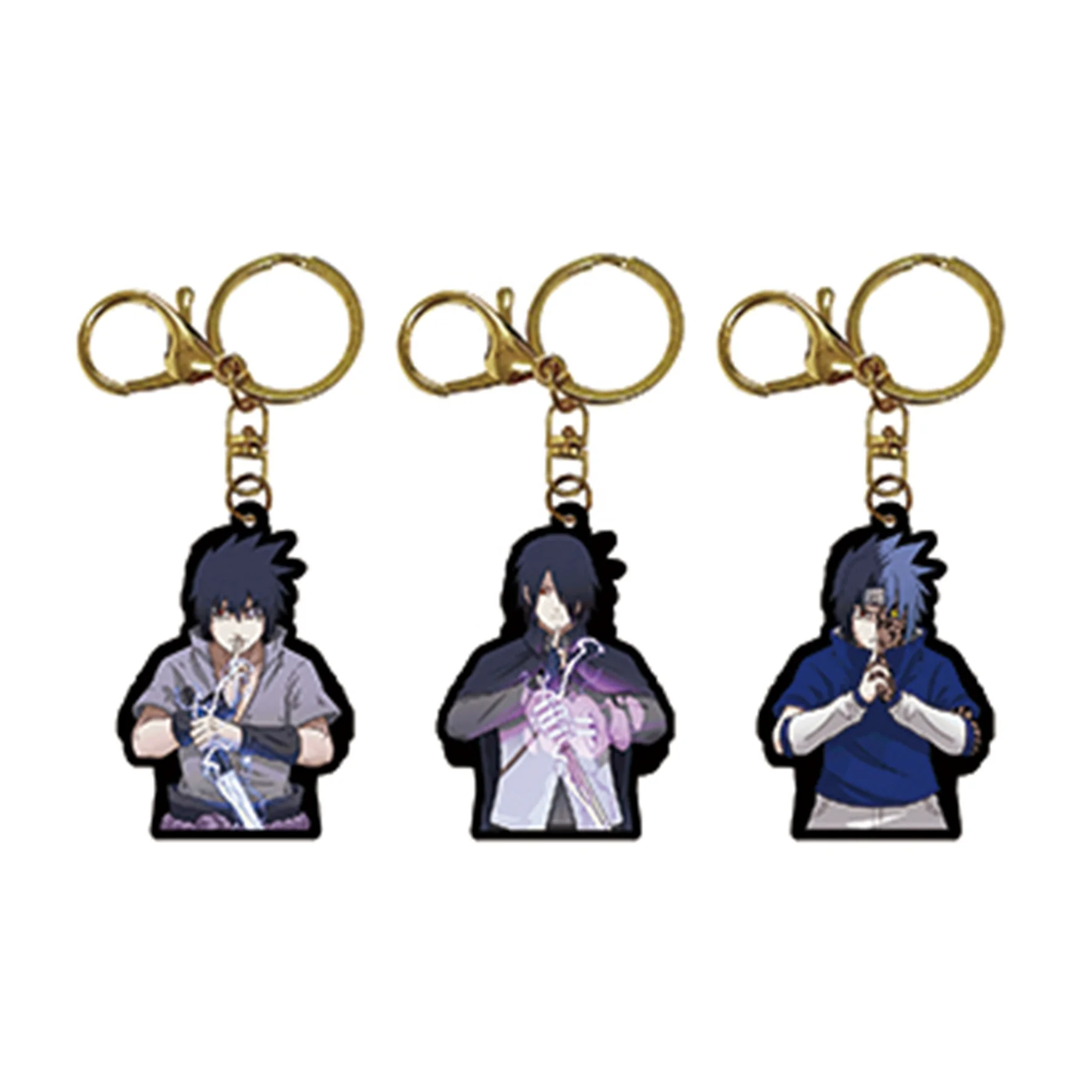 Narutos 3D Motion Keychain Transparent Double Sided Demon SlayAnimation Acrylic Keychain Pendant Gift