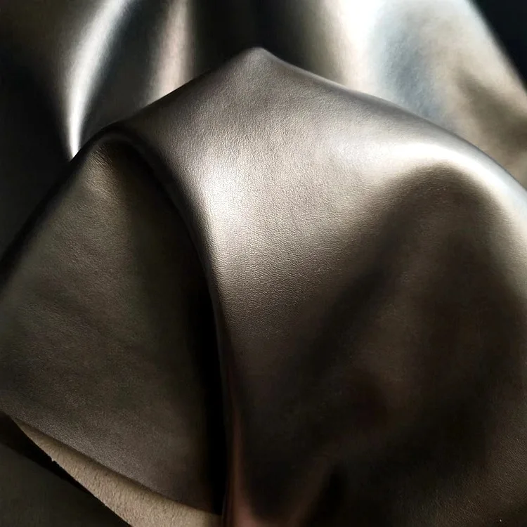 High quality Fashion faux Cow pattern 203 colors Microfiber PU Synthetic leather fabric thick 0.8-1.4 mm for belts, shoes, bags