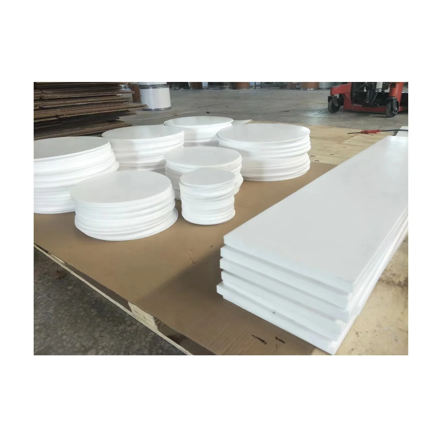 China Factory PTFE Rod Filled Carbon Graphite Glass Fiber Copper Powder PTFE Sheet heat resistant low friction anti corrosion