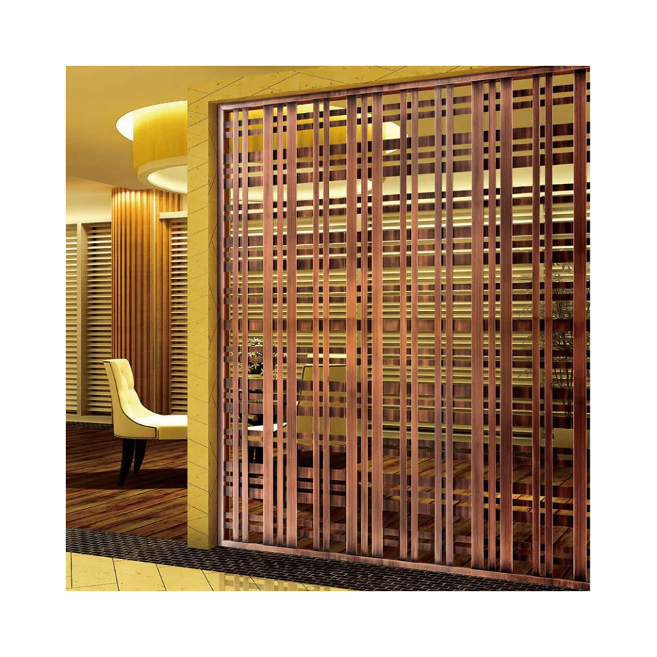 Hot selling high-grade free standing garden screens divider outdoor divider screen for architecture decoration