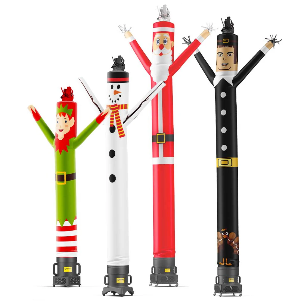 Free Sample Custom Design Folding Portable Printing Logo Tube Advertising Party Stage Inflatable Air Dancer for Wholesalers