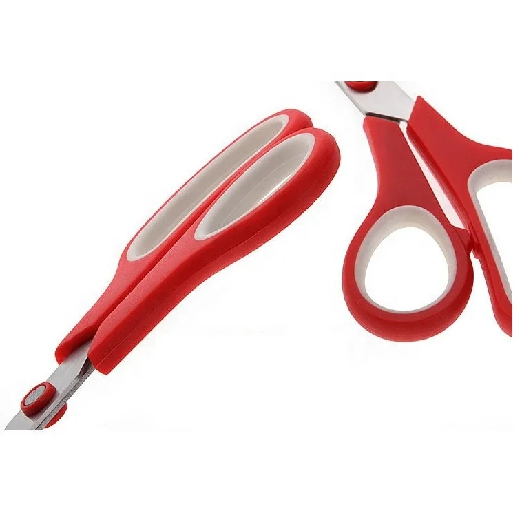 Cheap Snipping Stainless Steel Home Kitchen Office Scissors High Quality Plastic Wrapped Grip Scissors