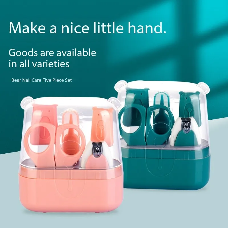 New Hot Sale Baby Nail Clips Set Anti pinch Nail Scissors Nail Repairing Special for Children